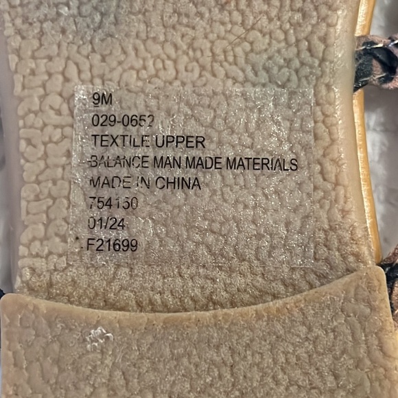 a.n.a Tan and Black Leopard Strappy Braided Women's Sandals Flip Flops Size 9 - Picture 4 of 6